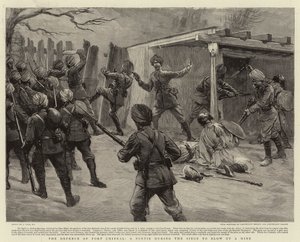 De Verdediging van Fort Chitral, Een Uitval tijdens het Beleg om een Mijnen te Blazen