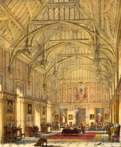 De Grote Hal, Biddington, Surrey, 1600, uit 