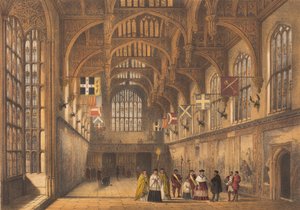 De Grote Zaal door Joseph Nash