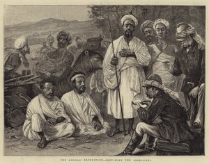 De Looshai-expeditie, schetsen van de aboriginals