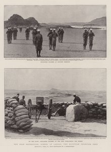 De Nijl Expeditie, Scènes bij Sarras, de Egyptische Grenspost door Joseph Nash