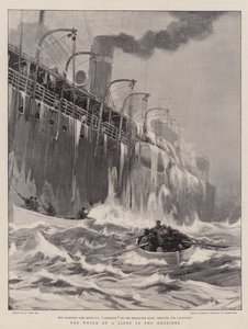 Het wrak van een lijnschip in de Hebriden door Joseph Nash
