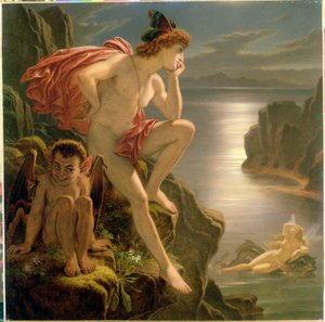 Oberon en de zeemeermin door Joseph Noel Paton