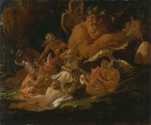 Puck en feeën, uit "Een Midzomernachtsdroom"