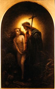 De vallei van de schaduw des doods door Joseph Noel Paton