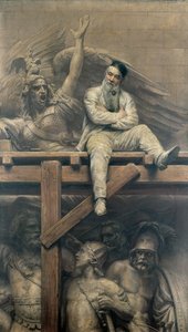 François Rude Werkend aan de Arc de Triomphe, 1893