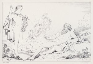 Shelleys Prometheus Unbound, Act III, Scene 2 door Joseph Noel after Paton