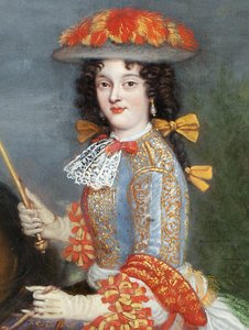 Parrocel - Marie Anne Mancini - kasteel Skokloster (bijgesneden-bewerkt) door Joseph Parrocel