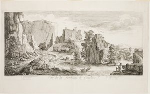 Veue de la Fontaine de Vaucluse