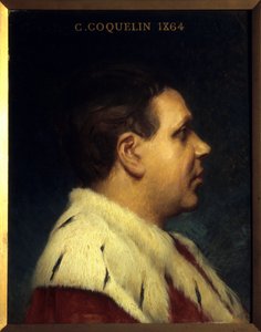 Portret van Constant Poppy (1841-1904). Schilderij door Joseph Paul Blanc (1846-1904)