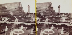 Het Crystal Palace in Hyde Park, ca. 1900