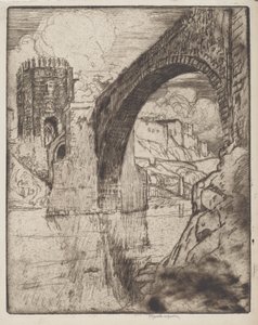 Boog van de brug van Alcantara