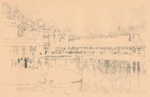 Auto-lithografie door J. Pennell, c1877-1898, 1898
