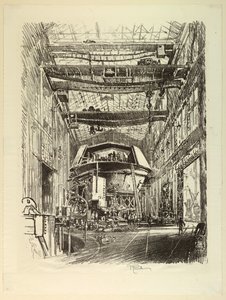De grote toren bouwen door Joseph Pennell