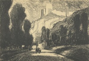 Château Gaillard door Joseph Pennell