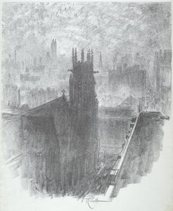 Christ Church, St. Louis door Joseph Pennell