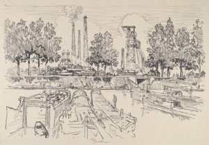 Kolenmijnen, Monceau, Frankrijk, 1911