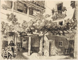 Verrukkelijke Beelden van het Huiselijke Leven, Alcalá door Joseph Pennell