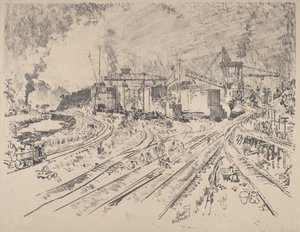 Vroege Ochtend, Miraflores door Joseph Pennell