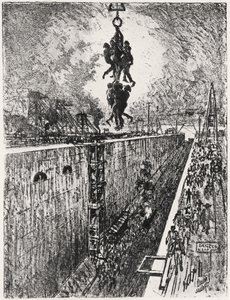 Einde van de dag: Gatun Lock, plaat VII uit 