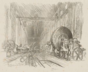 Engels Oorlogswerk: De Basiliek van de Oorlog door Joseph Pennell