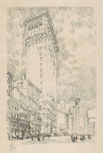 Flatiron Building door Joseph Pennell
