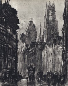 Fleet Street door Joseph Pennell