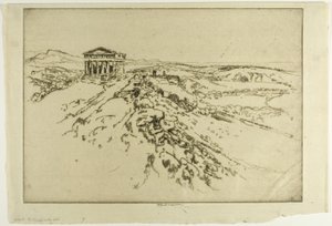 Girgenti, de tempel op de muur