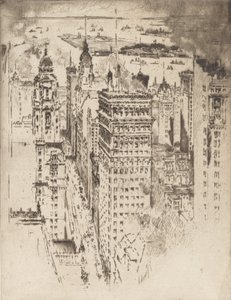 Gouden Kroonlijst, Nr. II, 1915 door Joseph Pennell