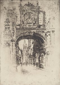Grosse Horloge, Rouen, 1907