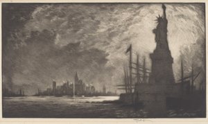 Heil Amerika door Joseph Pennell