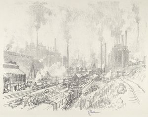 In het Land van IJzer en Staal door Joseph Pennell
