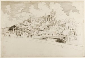 Le Mans door Joseph Pennell