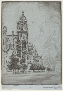 Prachtig Kensington door Joseph Pennell