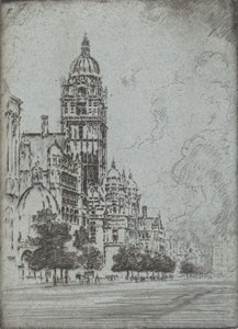 Magnifiek Kensington, 1904 door Joseph Pennell