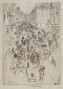 New Oxford Street, Londen door Joseph Pennell