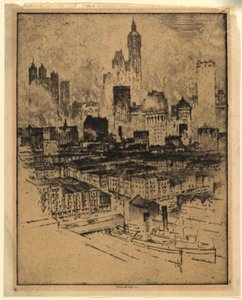 New York vanaf Brooklyn Bridge