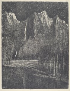 Nacht in de Yosemite