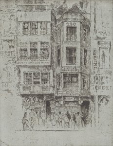 No. 230 Strand door Joseph Pennell