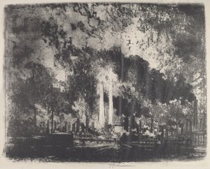 Olie raffinage, Whiting, Indiana door Joseph Pennell