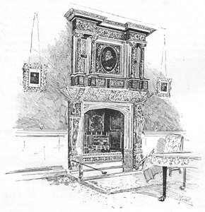 Oude Charterhouse: Schouw in de Meestersloge, 1886 door Joseph Pennell