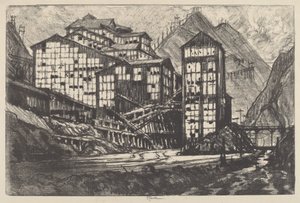 Oude miljoen ogen door Joseph Pennell