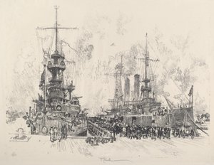 Klaar voor Dienst, 1917 door Joseph Pennell