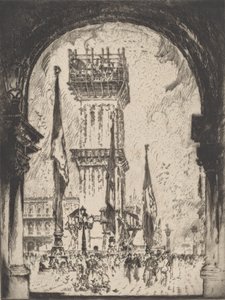 Herbouw van de Campanile, Venetië, nr. I, 1911