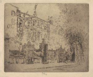 Huis van Rossetti door Joseph Pennell