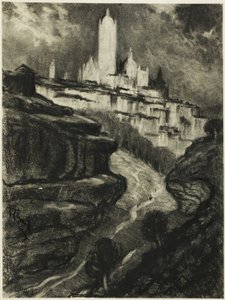 Segovia door Joseph Pennell