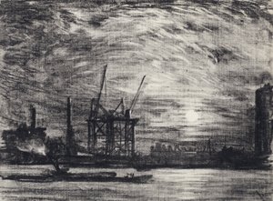 Zonsondergang over Waterloo