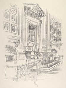 Tafel en stoel, ondertekenaarskamer, Independence Hall