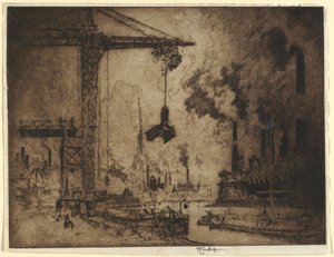 De greep, Serang door Joseph Pennell