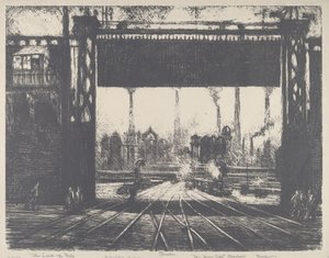 De IJzeren Poort, Charleroi door Joseph Pennell